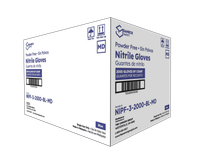 View 2 of Blue Nitrile Powder Free 3.0 Mil Gloves