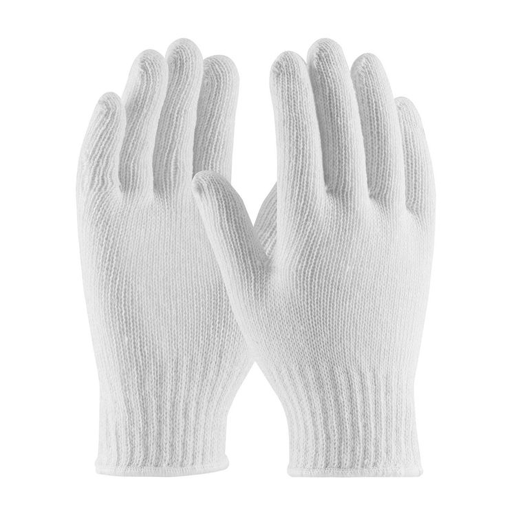 Medium Weight Bleached String Knit Gloves