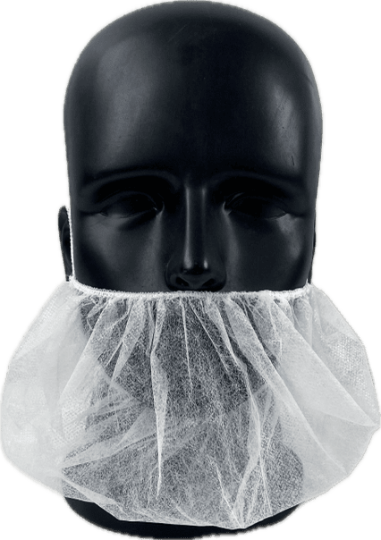 White Polypropylene Beard Covers