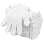 View 3 of Medium Weight Bleached String Knit Gloves