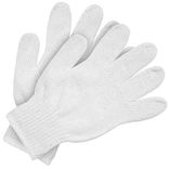 View 2 of Medium Weight Bleached String Knit Gloves