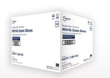 View 2 of Black Nitrile Chemo Exam 7 Mil Gloves