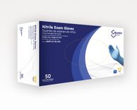View 1 of Blue Nitrile Chemo Exam 8.7 Mil 12" Cuff Gloves
