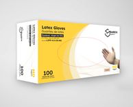 View 1 of Latex 4.5 Mil Powdered Gloves